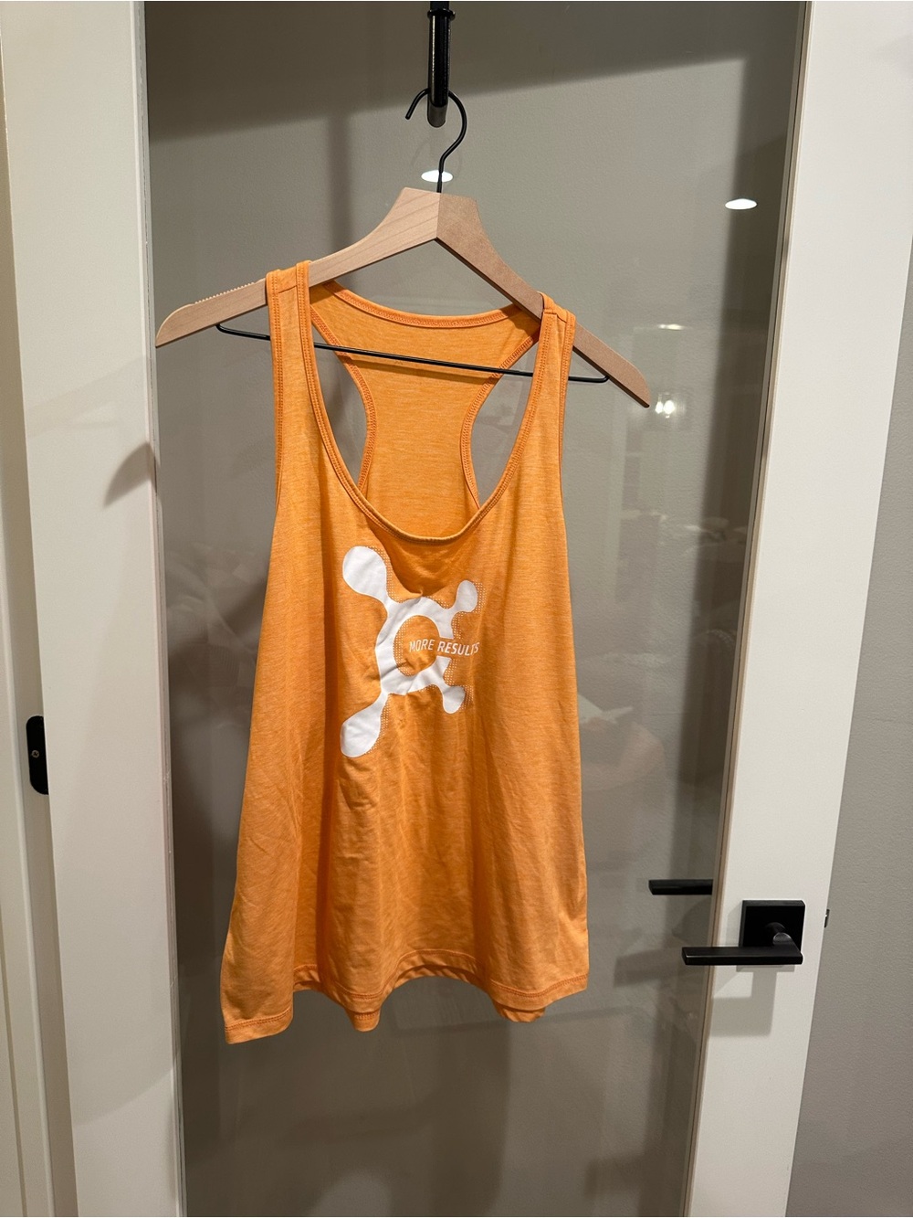 Orangetheory Orange Racerback Tank with White Logo